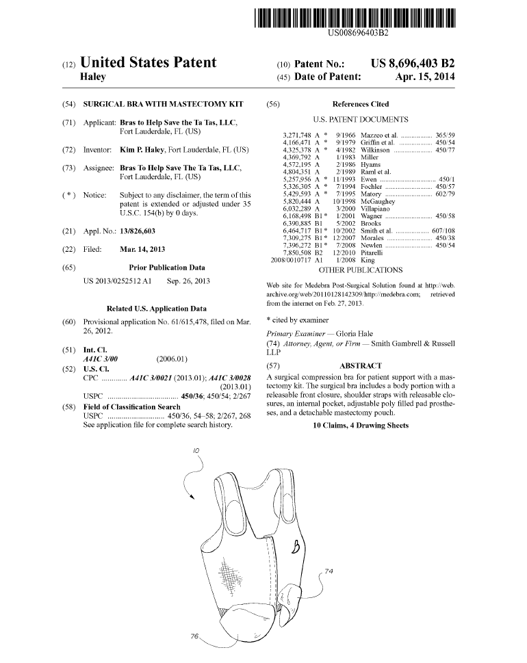 United States Medebra Patent